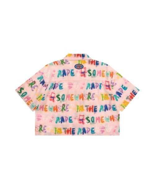 【AAPE 女生】AAPE MAIN SHORT SLEEVE SHIRT