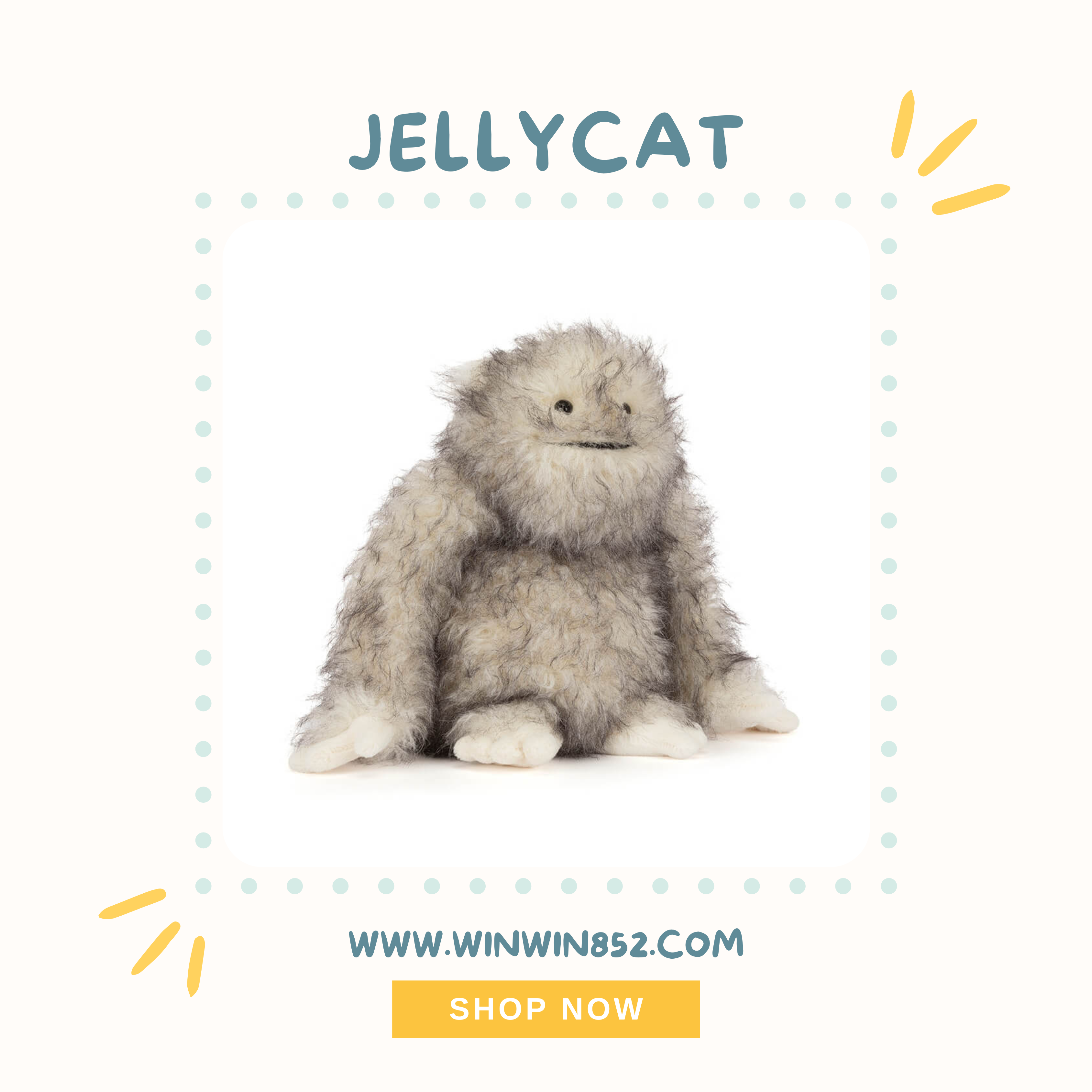 Jellycat Bretti Yeti