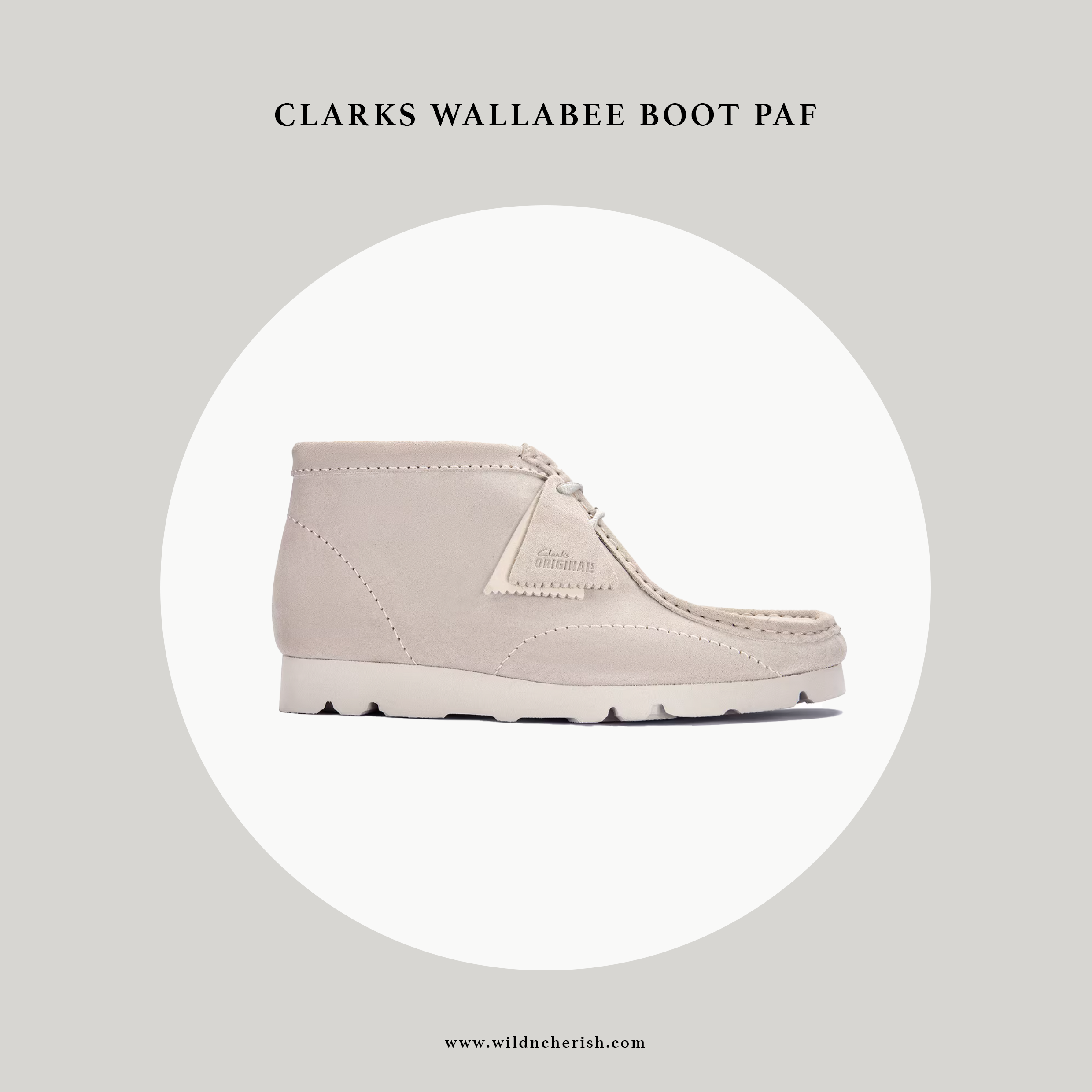 預訂 | Clarks Originals x POST ARCHIVE FACTION Wallabee Boot 奶白