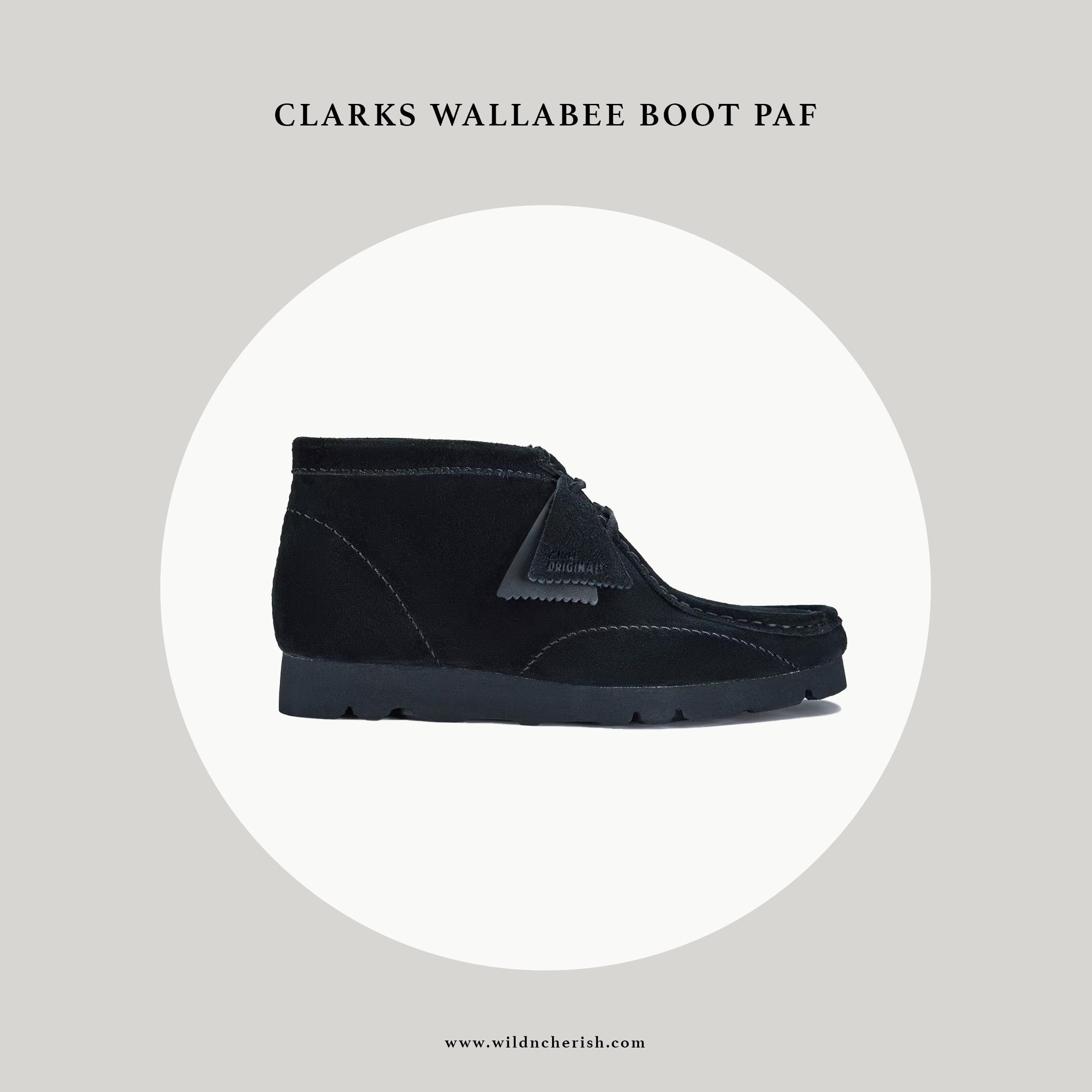 預訂 | Clarks Originals x POST ARCHIVE FACTION Wallabee Boot 黑