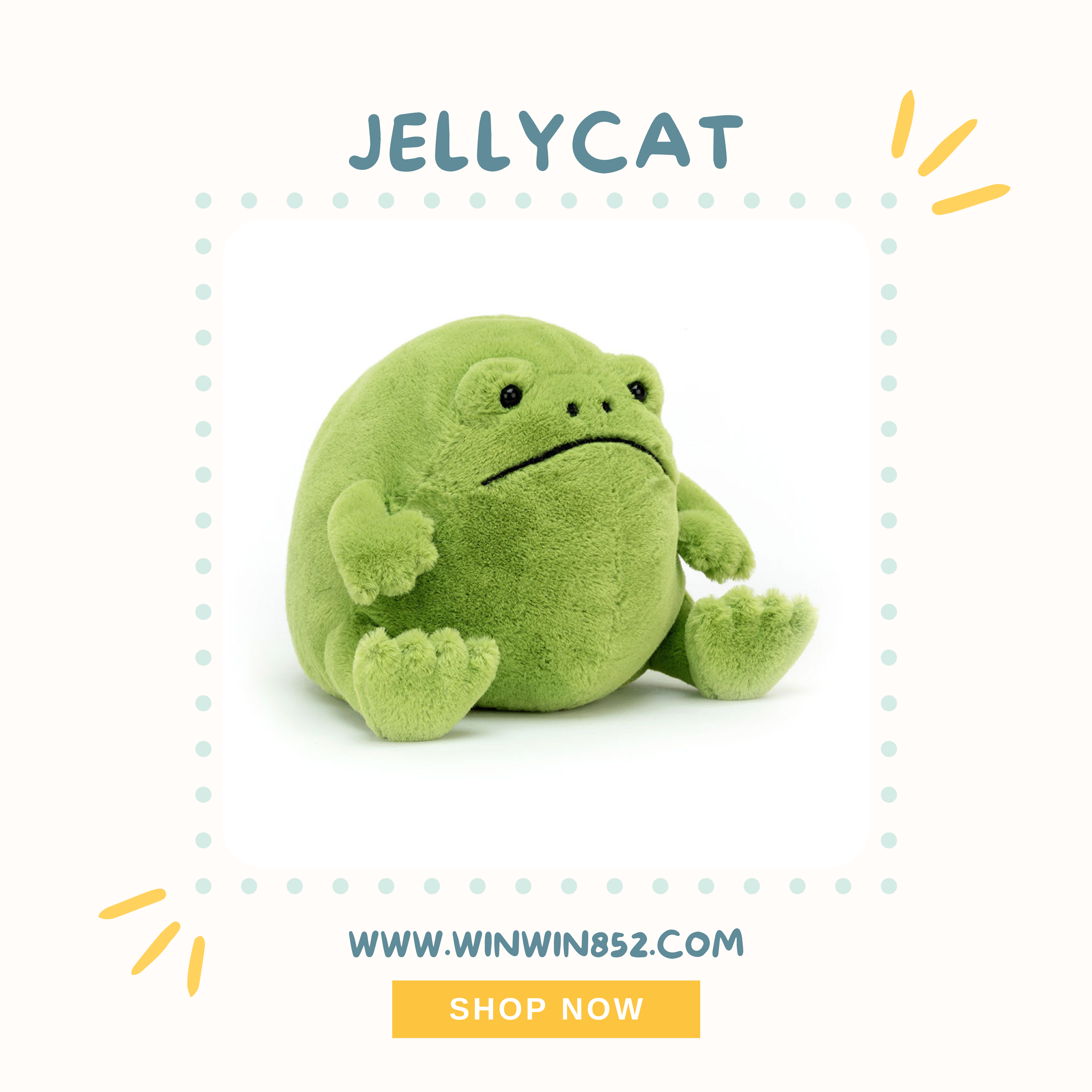 Jellycat Ricky Rain Frog