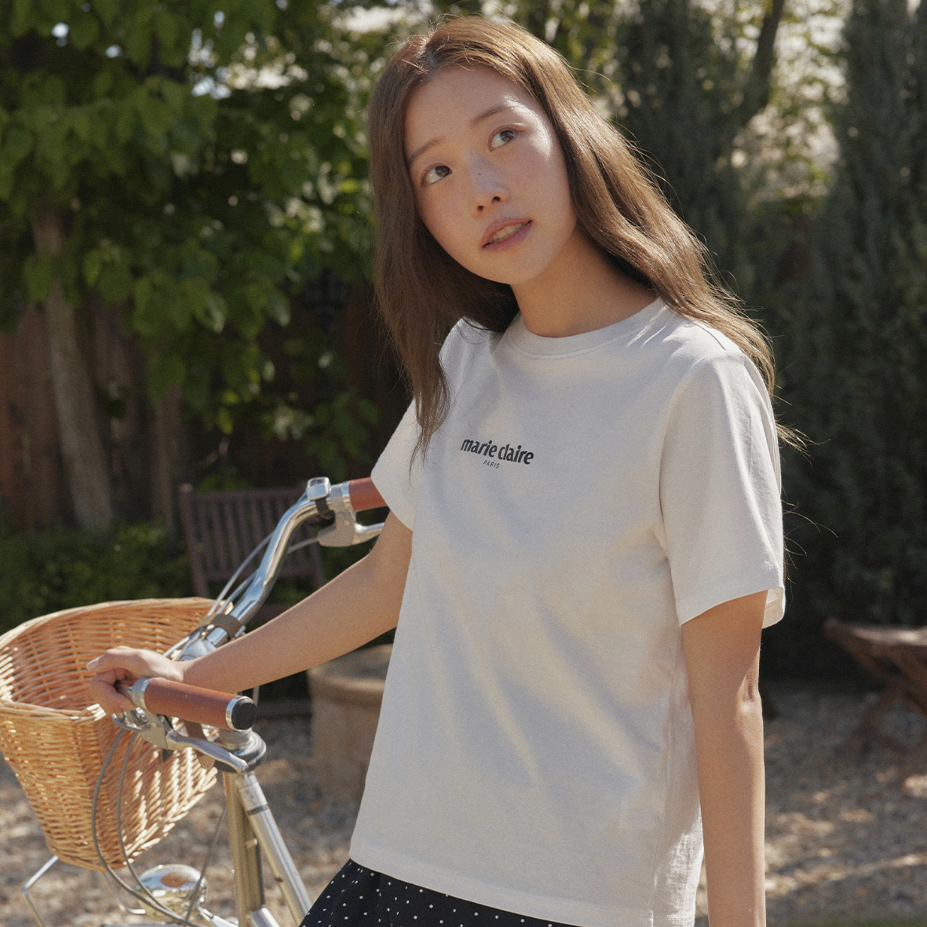 <韓國代購> MARIE CLAIRE BASIC LOGO PRINT TEE 2026