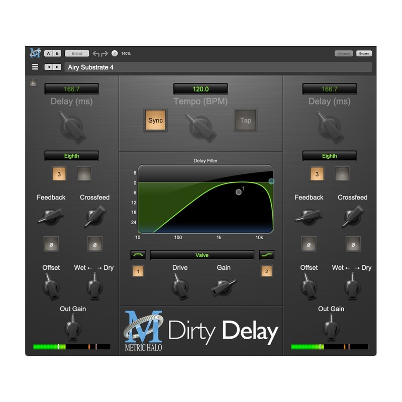 Metric Halo DirtyDelay v4｜延遲效果器