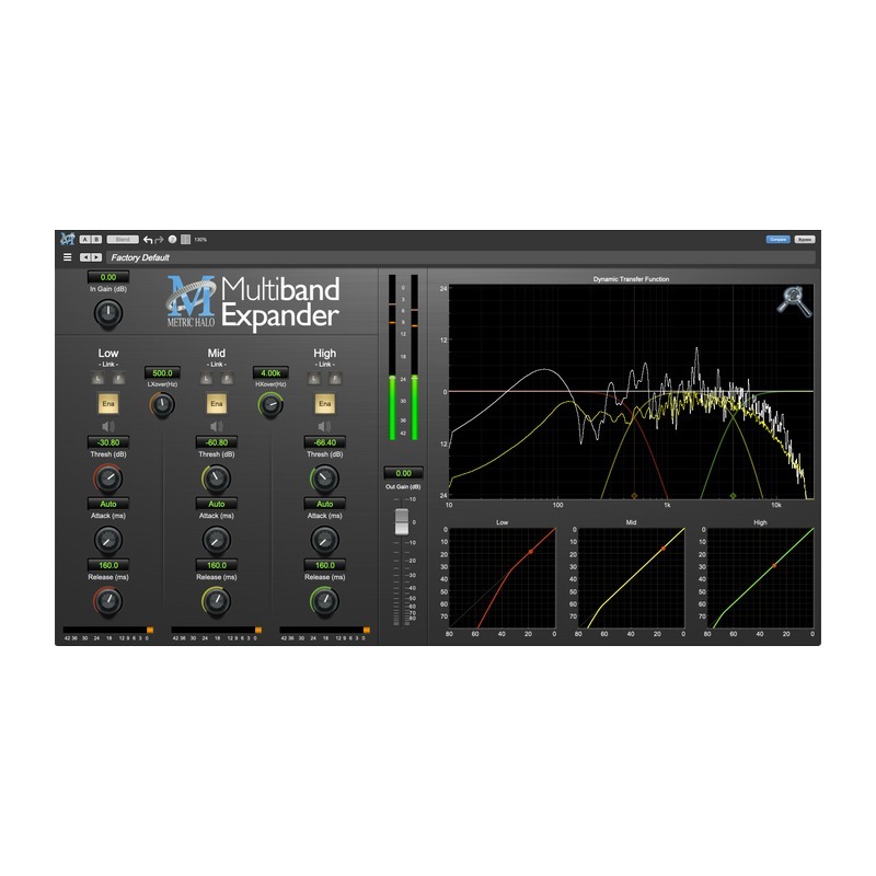 Metric Halo MultibandExpander v4｜動態處理器