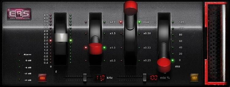 DDMF ERS 250 digital reverb｜數位殘響插件