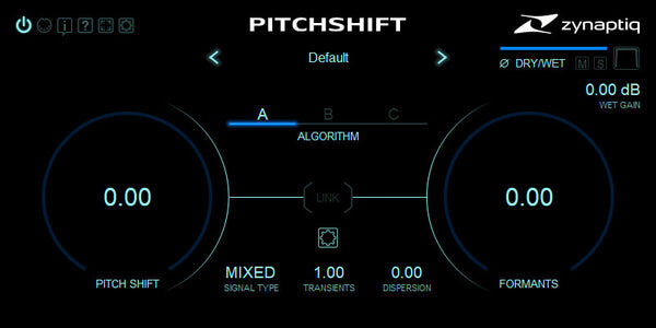 ZYNAPTIQ PITCHSHIFT｜音高處理插件