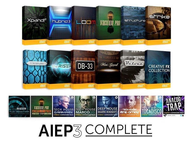 AIR AIEP3 COMPLETE｜虛擬樂器音色庫