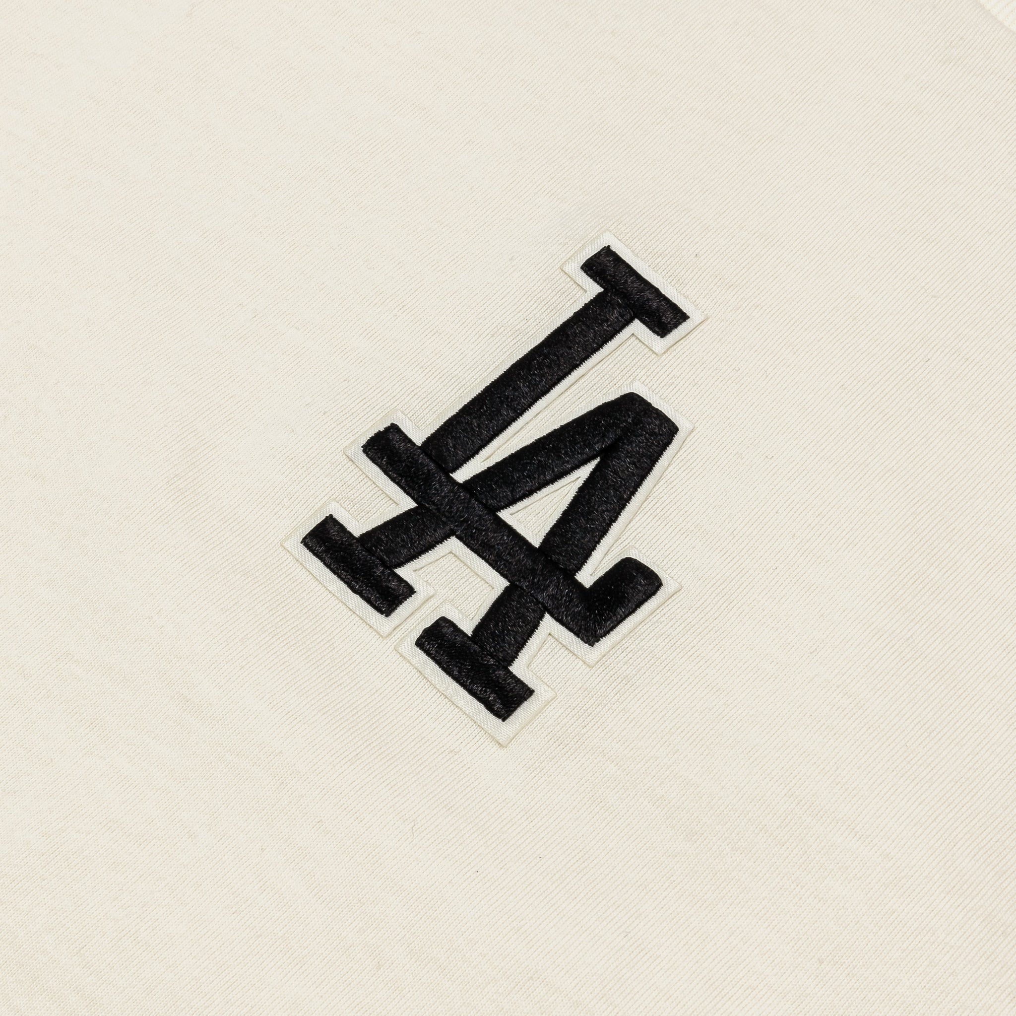 MLB短袖 Los Angeles Dodgers 洛杉磯道奇 米白底 黑字 小隊徽 電繡 Pro Standard Tee 棉質 短袖 全新