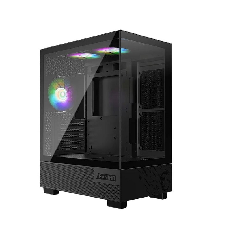 MSI 微星 PAG PANO M110A M-ATX全景玻璃透側機殼 黑色/白色