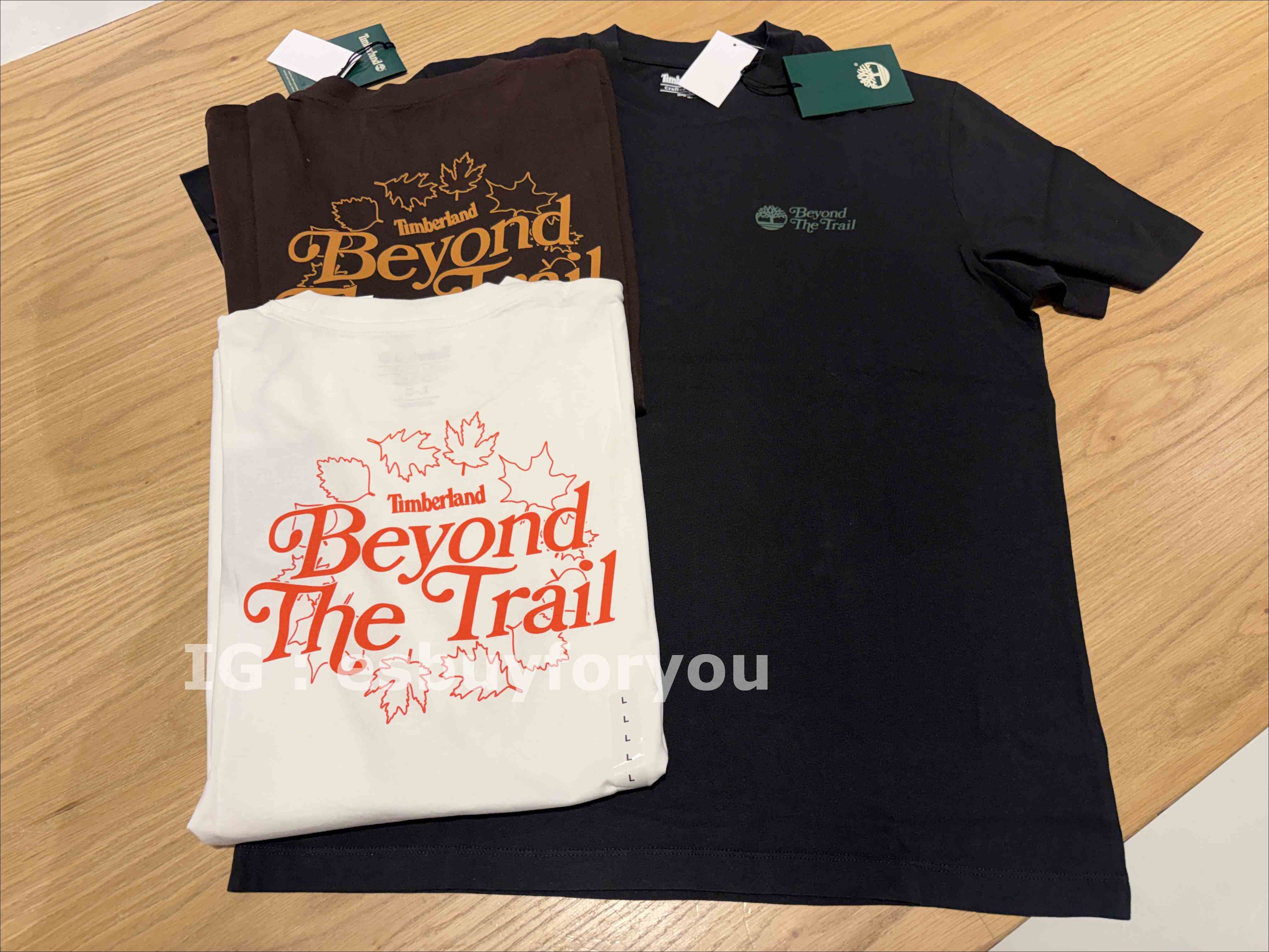 Timberland 大人 楓葉設計 戶外主題 正反圖案 短TEE (3色)