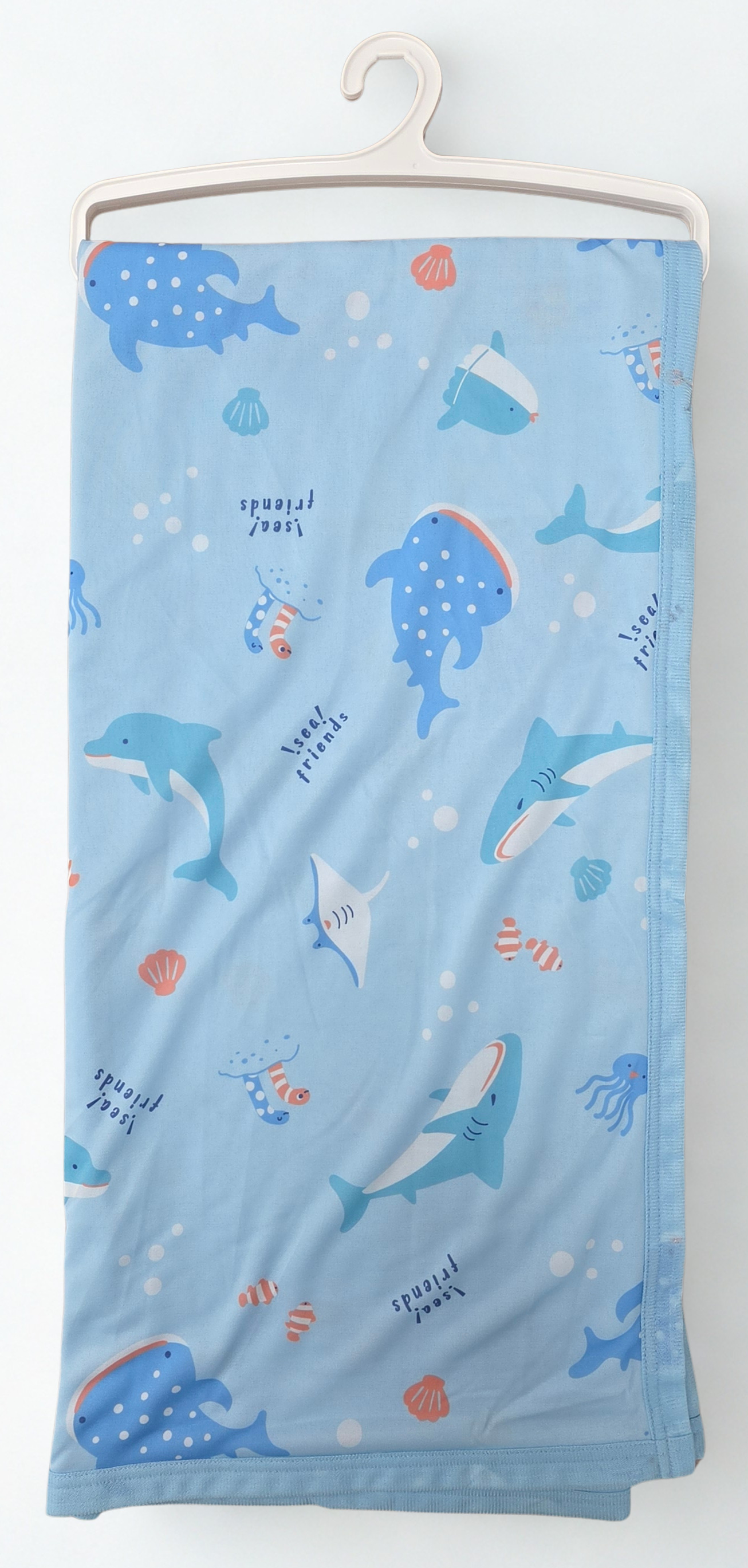 【Nishimatsuya】Cooling Reversable Blanket - Whale Shark Sea Friends