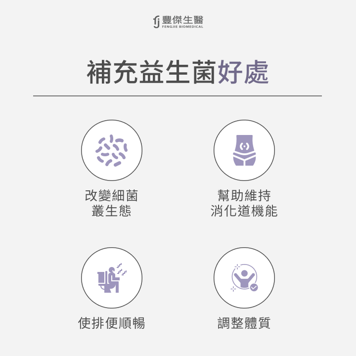 補充益生菌好處