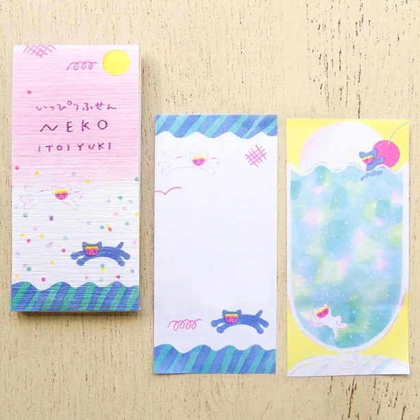 日本表現社 x ITOI YUKI 迷你一筆箋便利貼 USAGI・NEKO 20546
