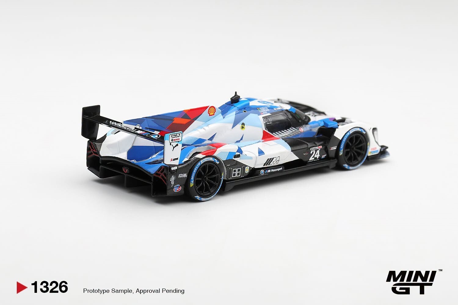 [預訂] Mini GT #1326 BMW M Hybrid V8 GTP #24 BMW M Team RLL 2024 IMSA Daytona 24小時耐力賽