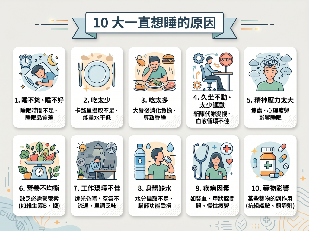 上班想睡覺怎麼辦