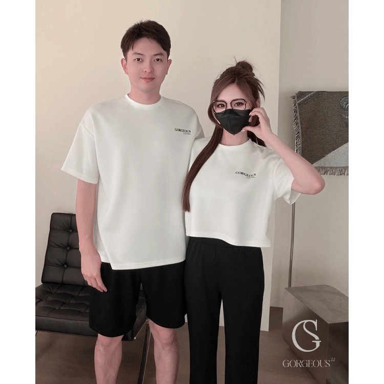 G9796 現貨「裸肌Air'太空情侶款TEE」