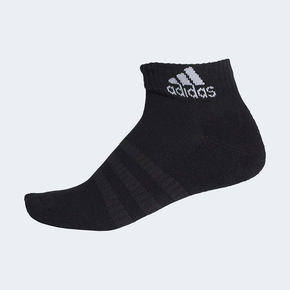 ADIDAS 襪子 黑色 毛巾底 厚底 腳踝襪 短襪 DZ9368