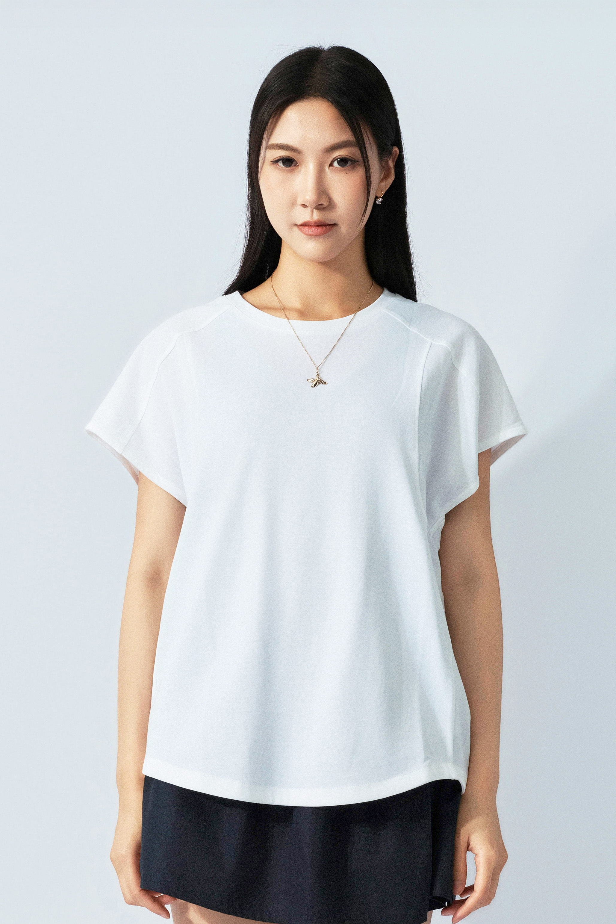 拼布蝙蝠袖闊tee (預購產品）
