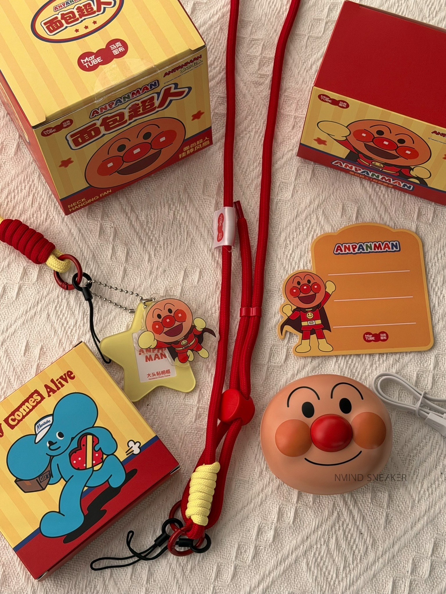 <官方正版授權✨> ANPANMAN 麵包超人 掛脖風扇 禮盒組