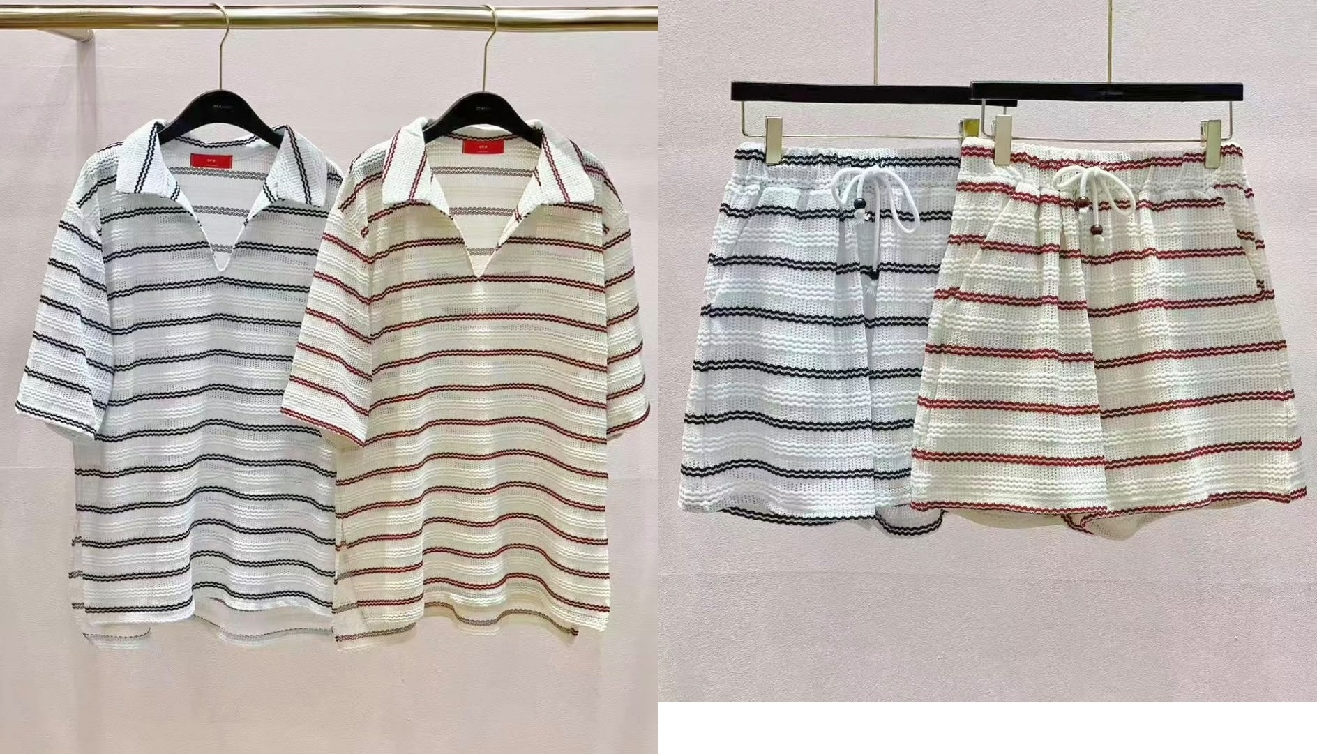 [限量]OT51 (1SET)上身 胸48長32 / 下身 全橡筋腰 腰27-38 HIP45 長15 $529