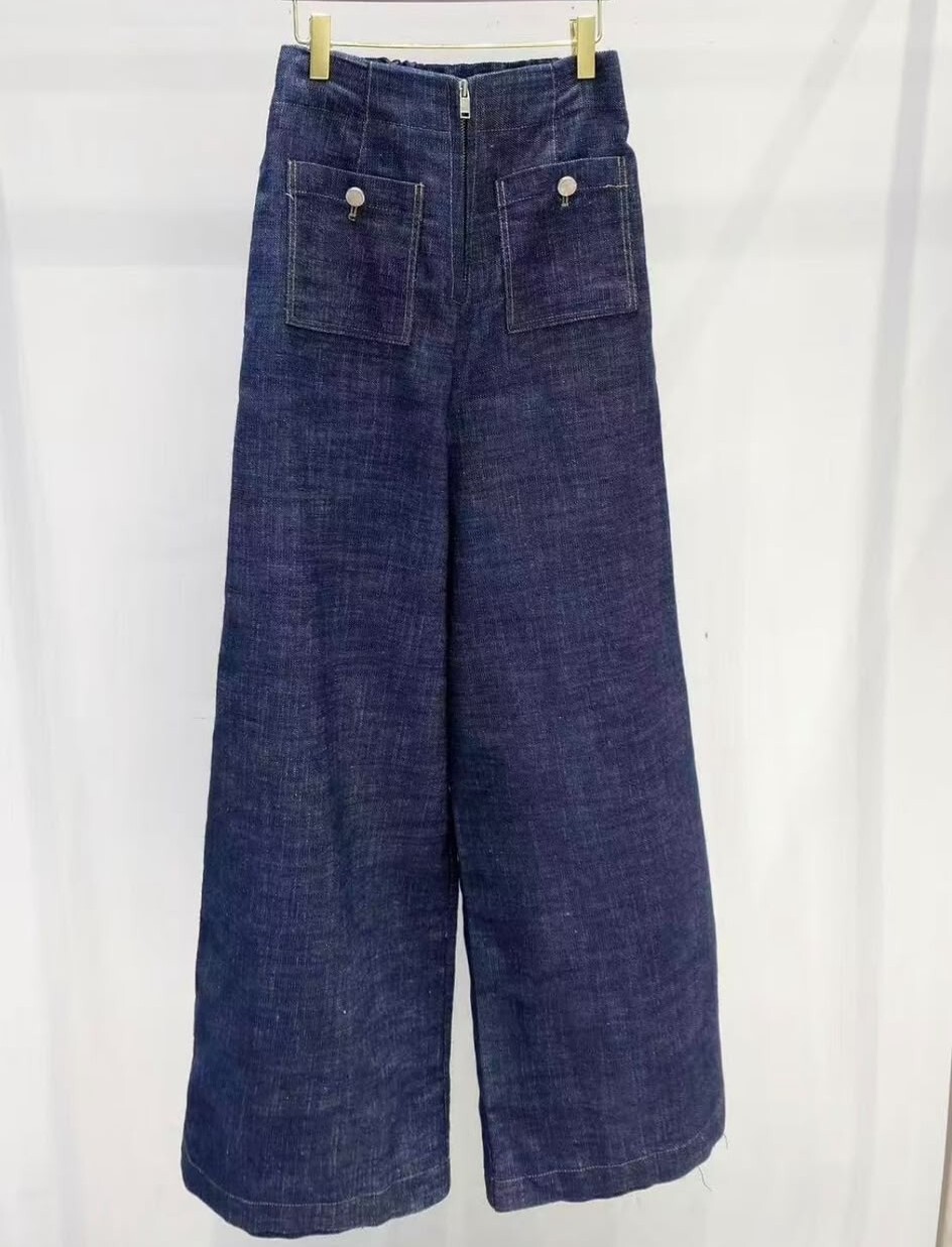 OT32  牛仔褲👖 後橡筋腰 腰23-30 HIP44 長41 $509