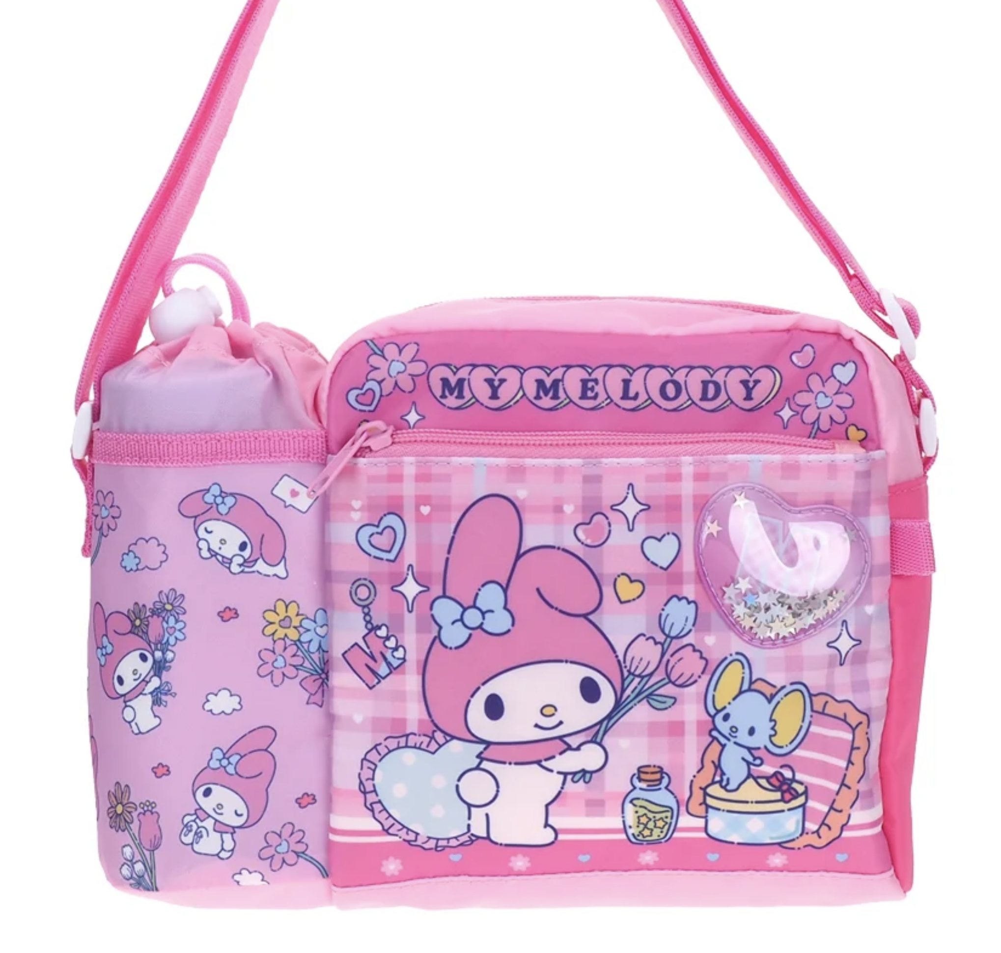 My Melody 小童斜揹袋連水樽格 9-8321-12