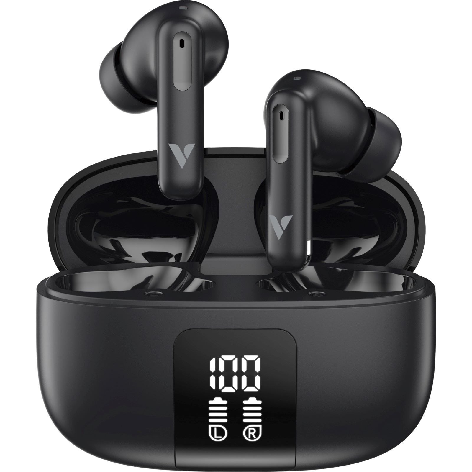 Verbatim TruSound Bluetooth Earbuds with Hybrid ANC - 30199 - Black