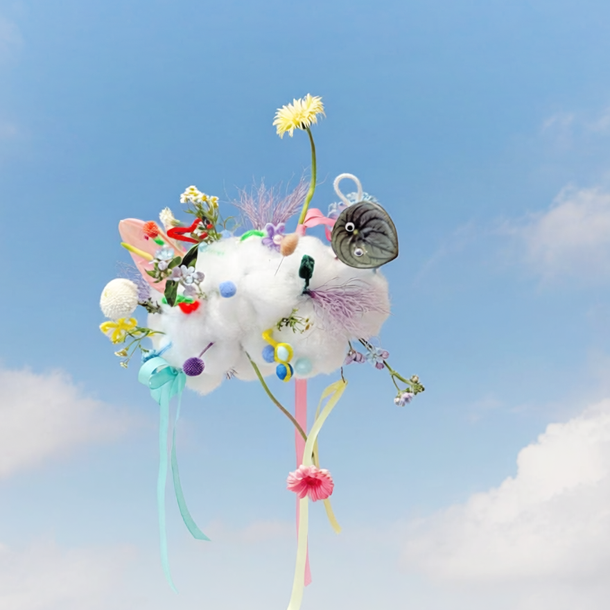 親子花藝創作課【雲朵遊樂園】