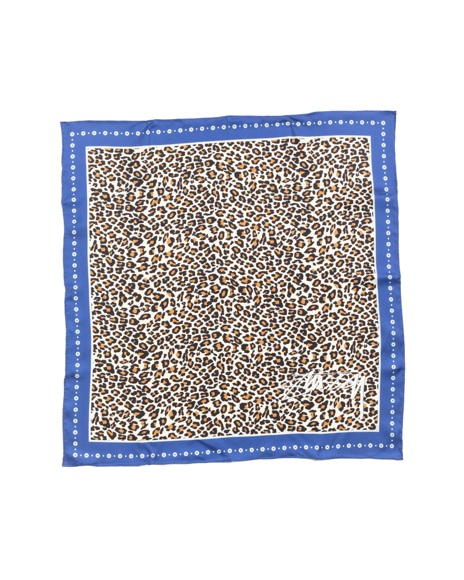 【車庫服飾】STUSSY SILK BANDANA (Leopard)