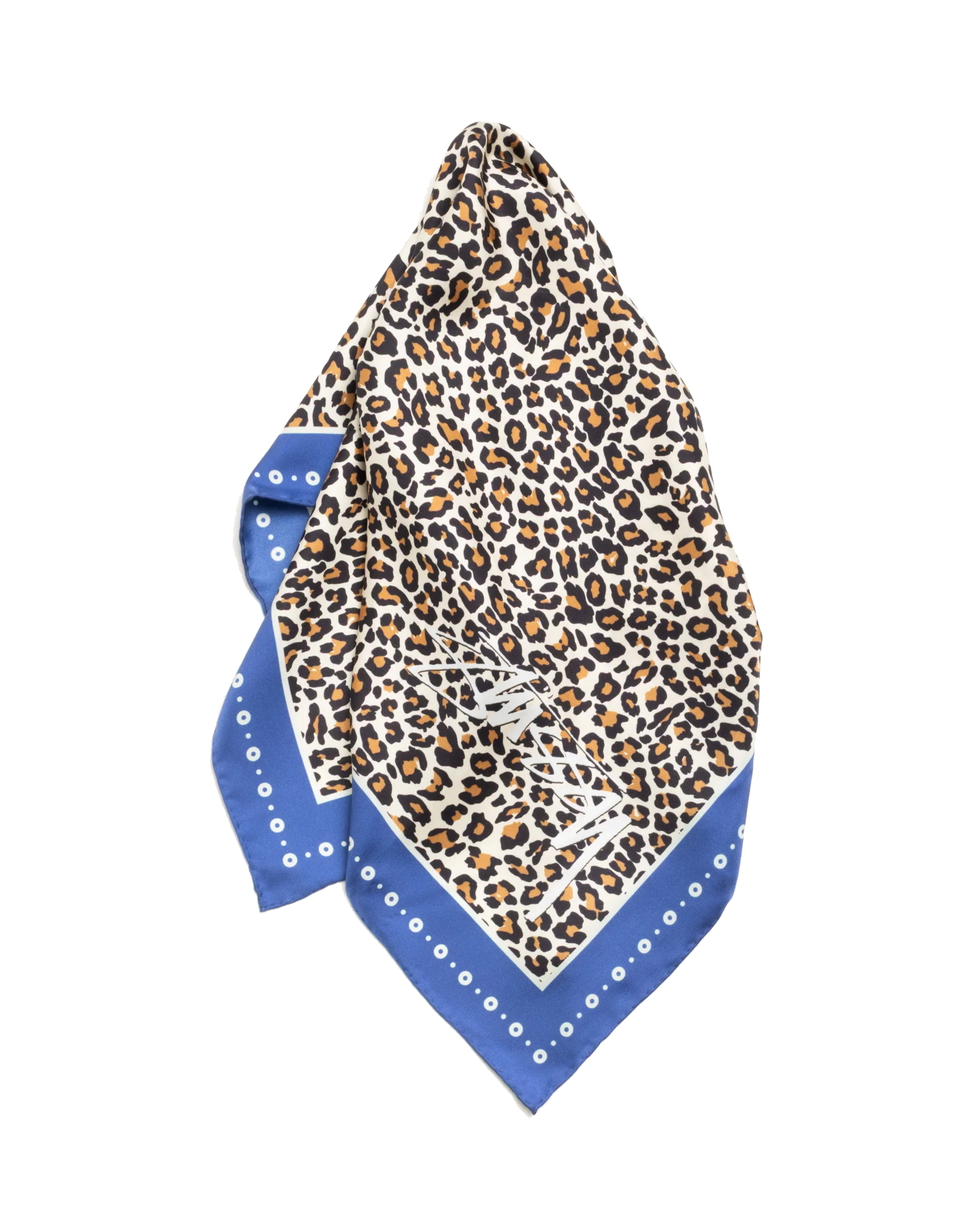 【車庫服飾】STUSSY SILK BANDANA (Leopard)
