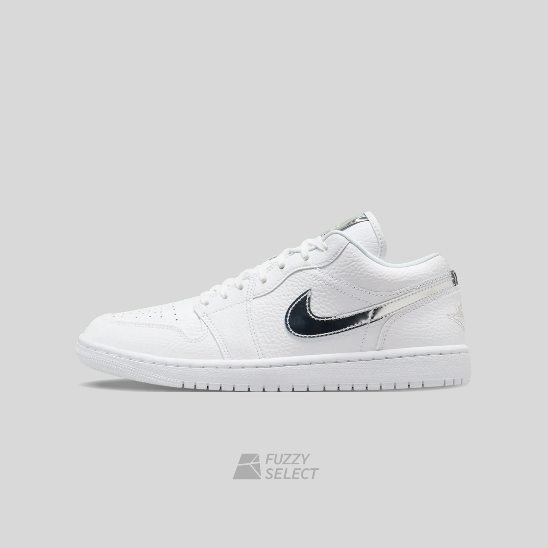 【逢甲 FUZZY】W Air Jordan 1 Low "Metallic Silver" 白銀 IQ9381-100