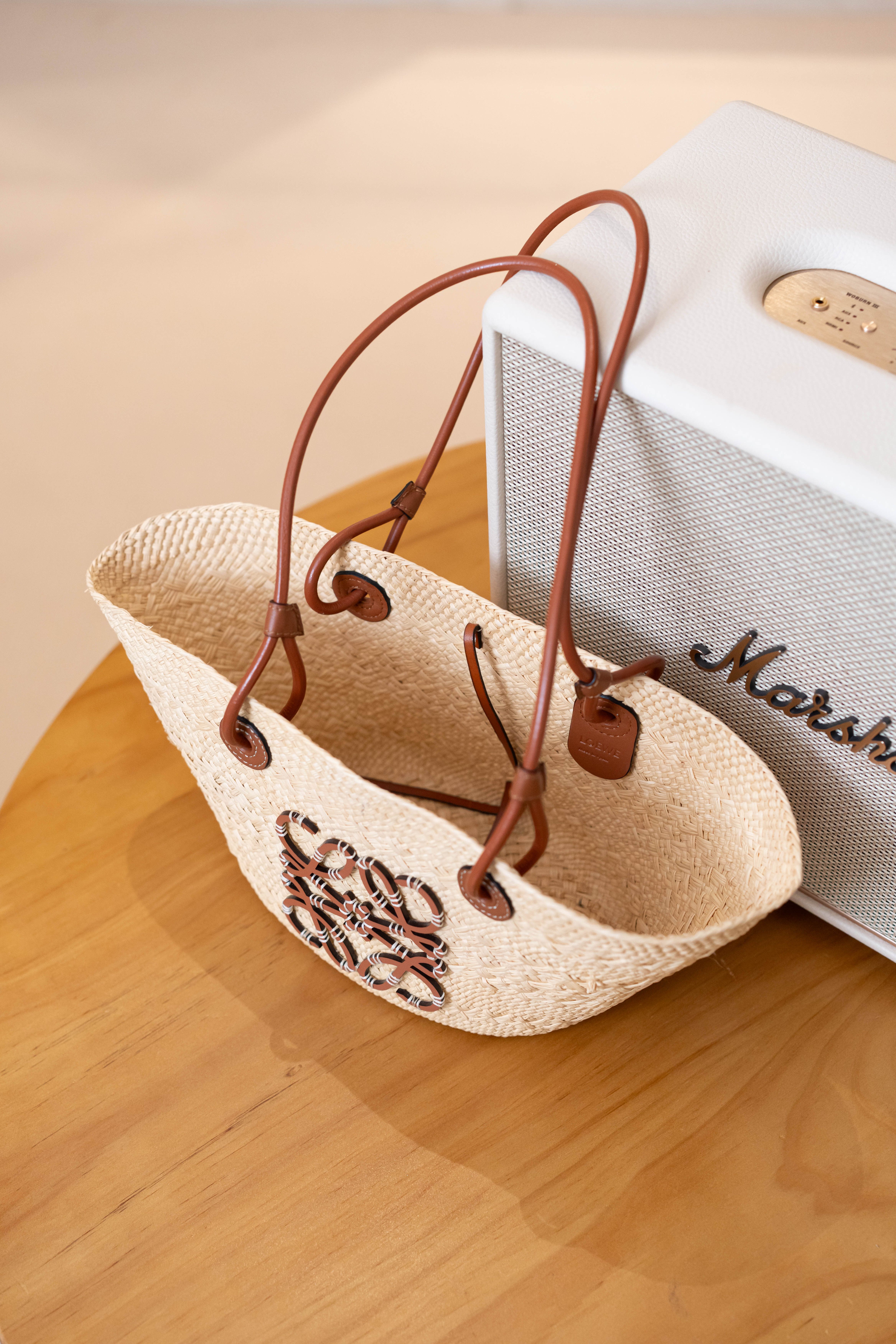 Loewe Anagram Basket 菜籃子 小號 米色拼啡色