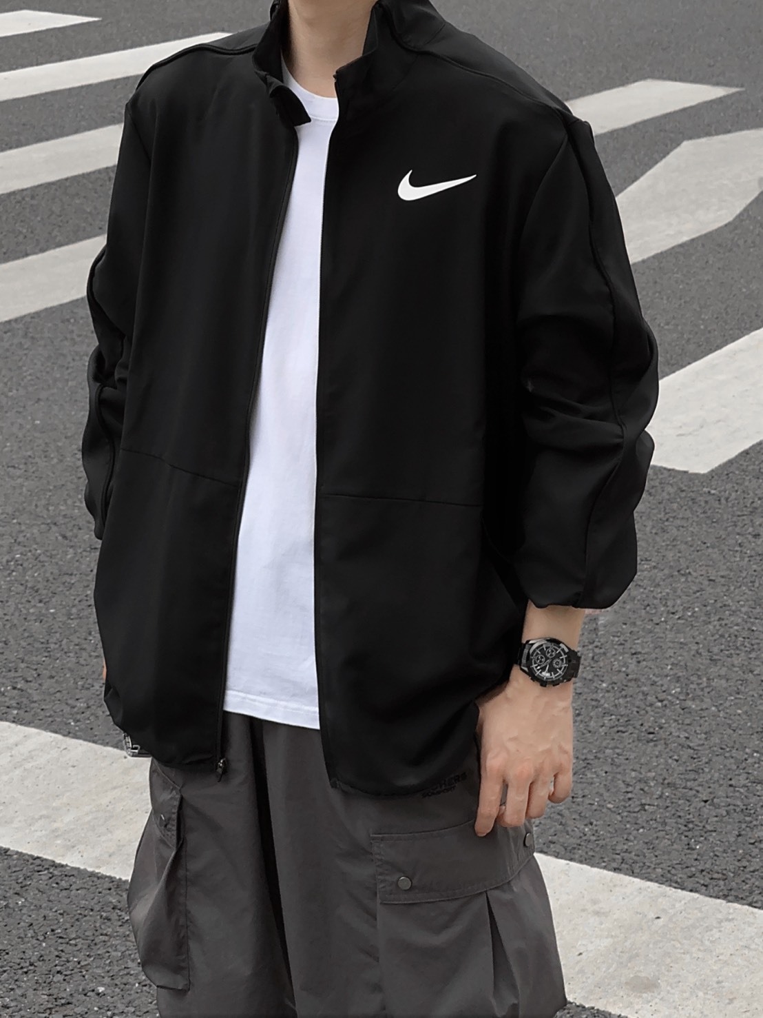 NIKE DRI-FIT 排汗 透氣 外套 黑色