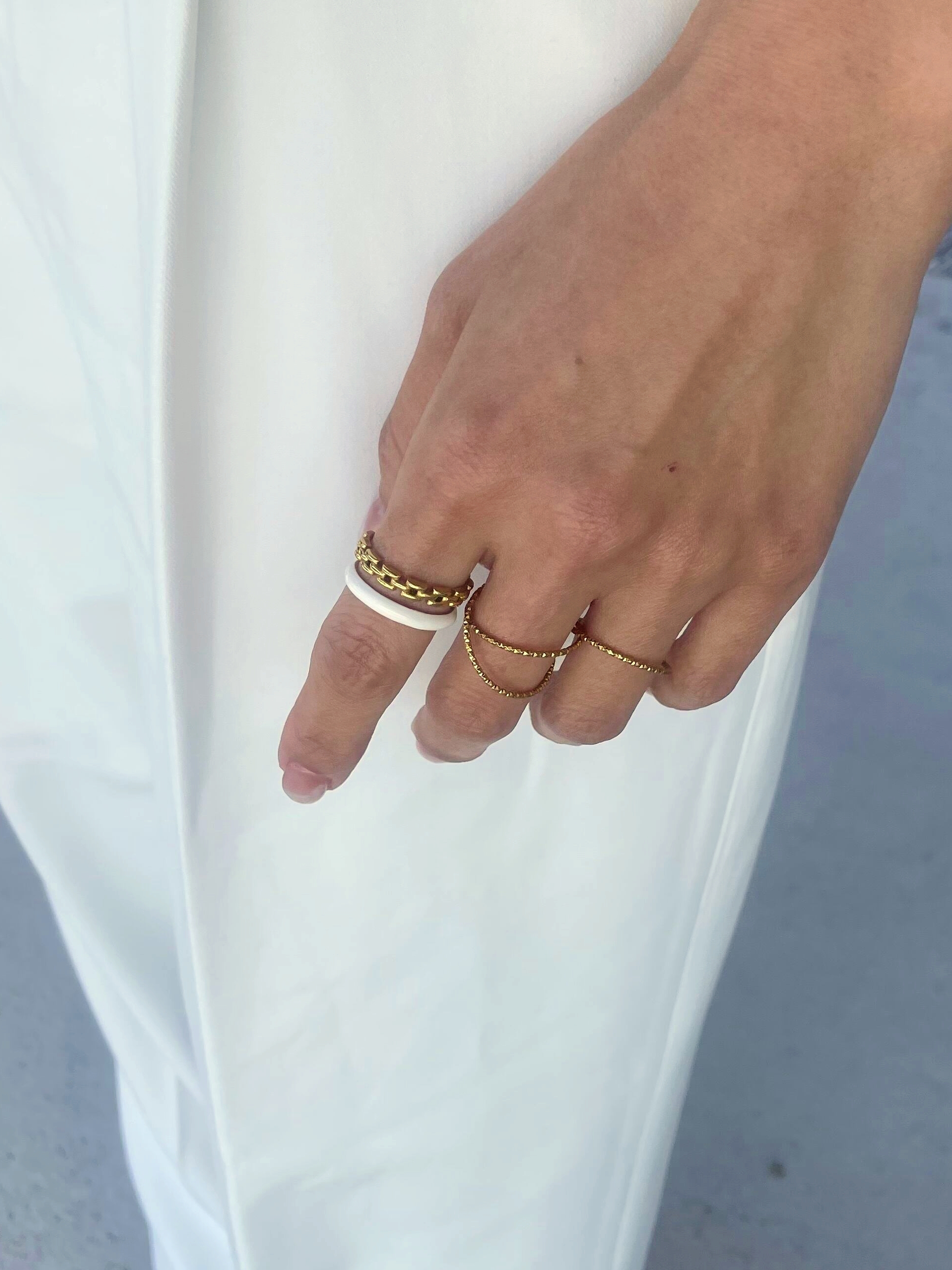 original enamel layered ring