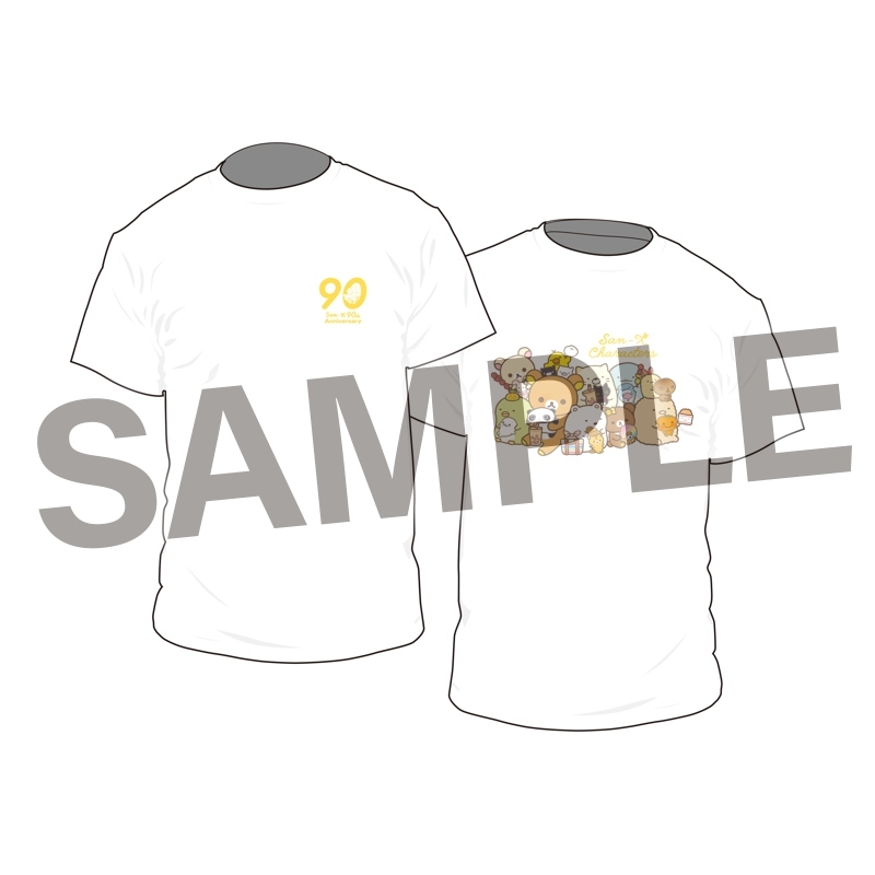 3X【55】San-X90週年紀念展in台灣-T恤L-Yellow
