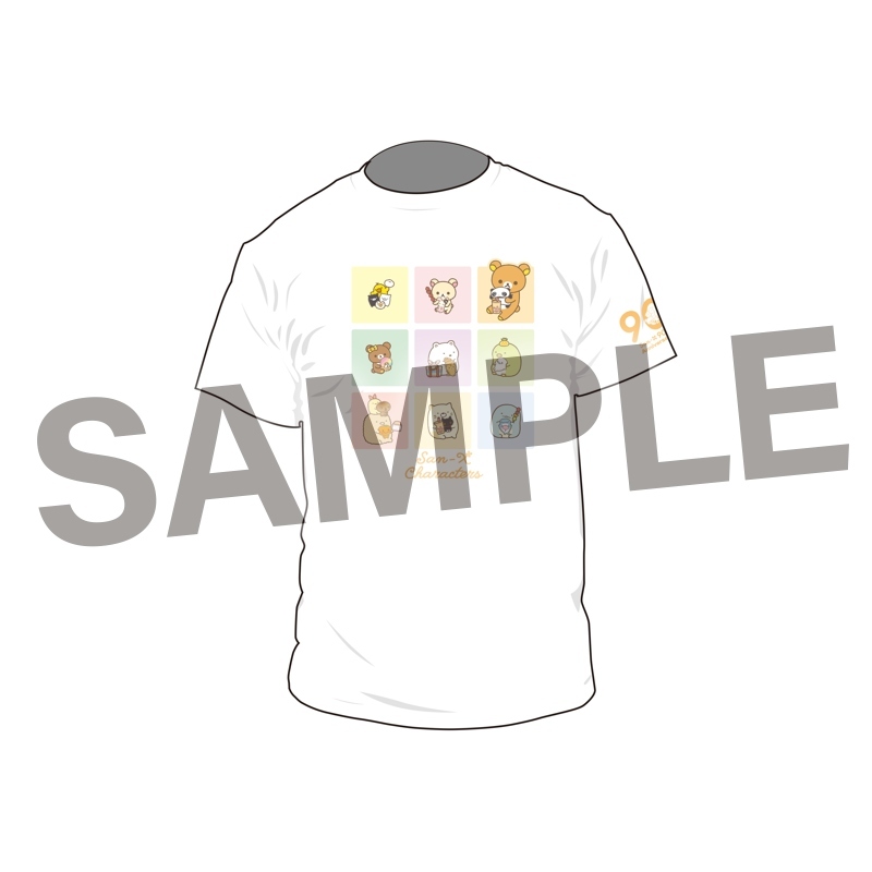 3X【72】San-X90週年紀念展in台灣-T恤XL-九宮格