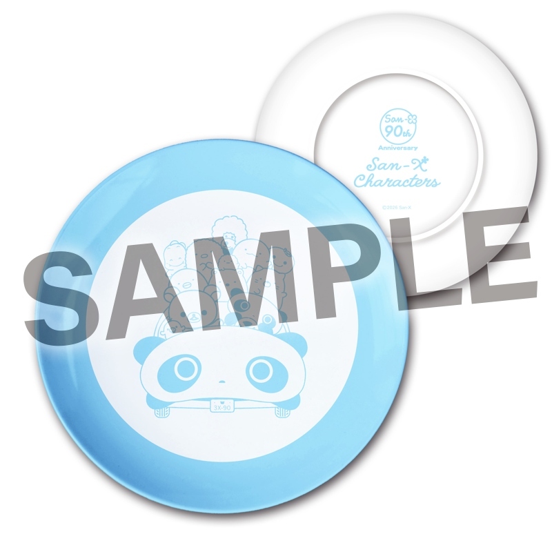 3X【79】San-X90週年紀念展in台灣-8吋盤-線條藍