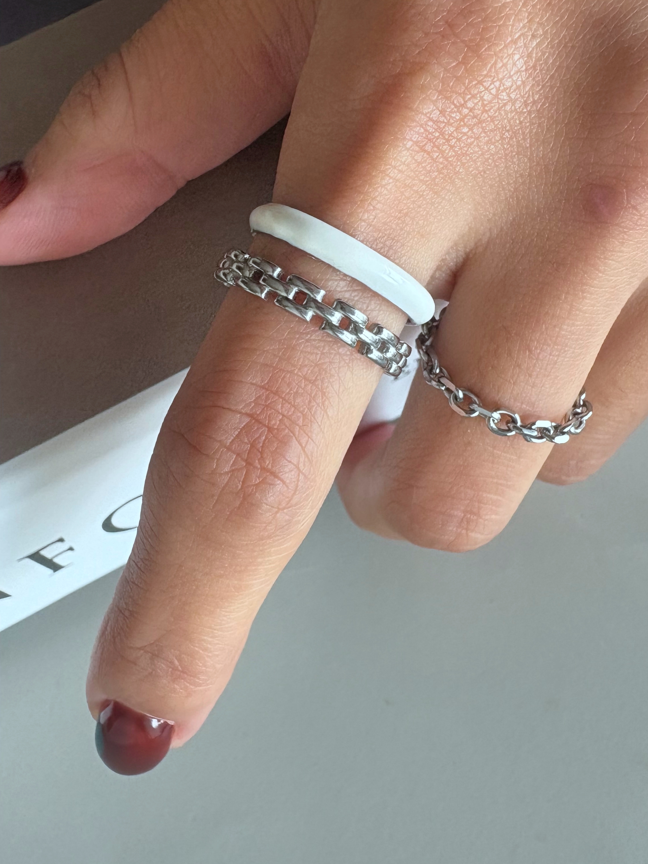 original enamel layered ring