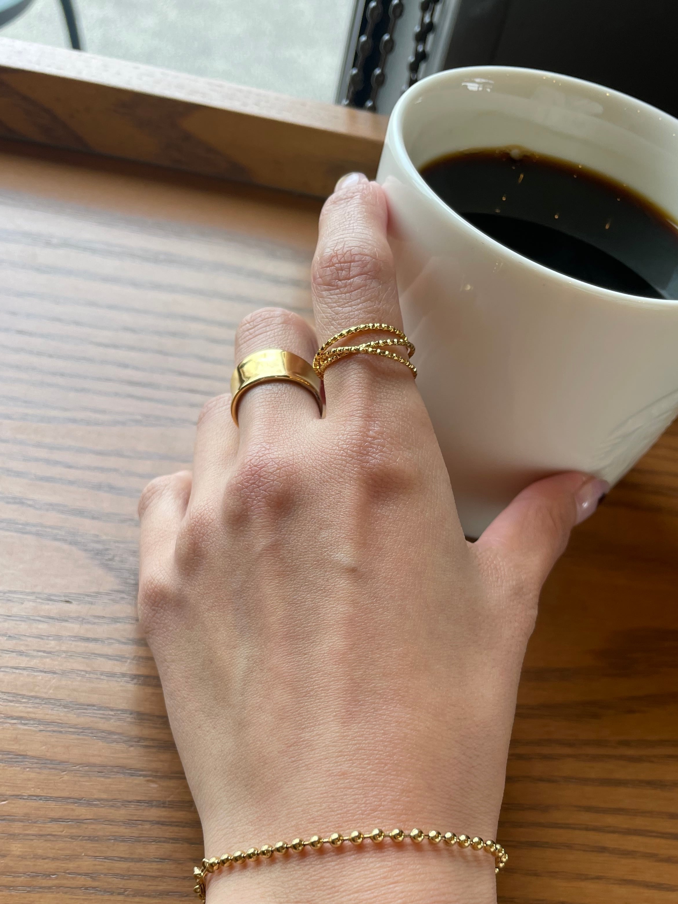 sterling open ring