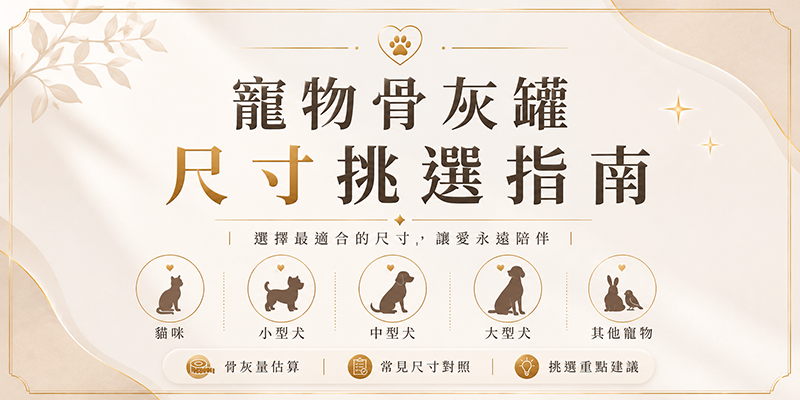 寵物骨灰罐尺寸挑選指南