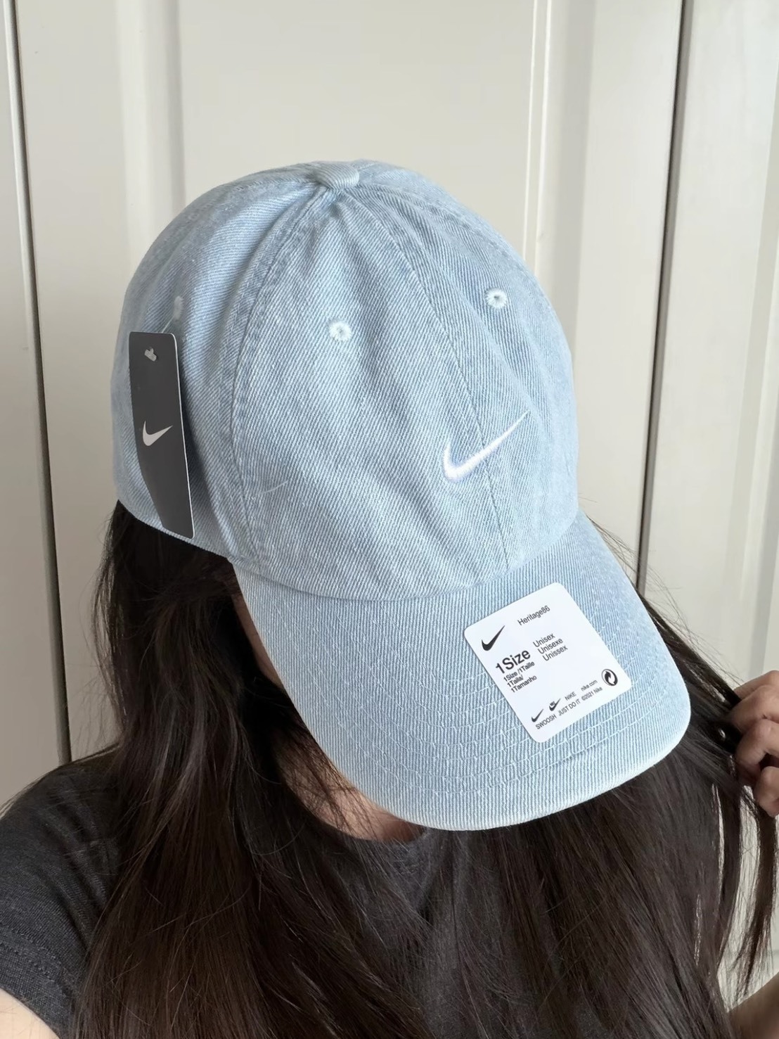 NIKE 3BRAND LOGO 刺繡LOGO 棒球帽 男女同款