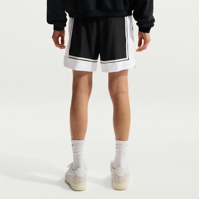 男款 NIKE STANDARD ISSUE DRI-FIT 6" SHORT 黑白 小標 乾爽 抽繩 運動 藍球褲 短褲【IF1590-010】NKTF NSL