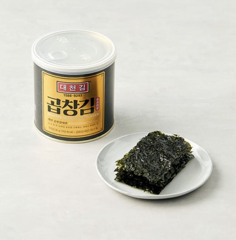 韓國大川 烤海苔罐裝 零食 30g