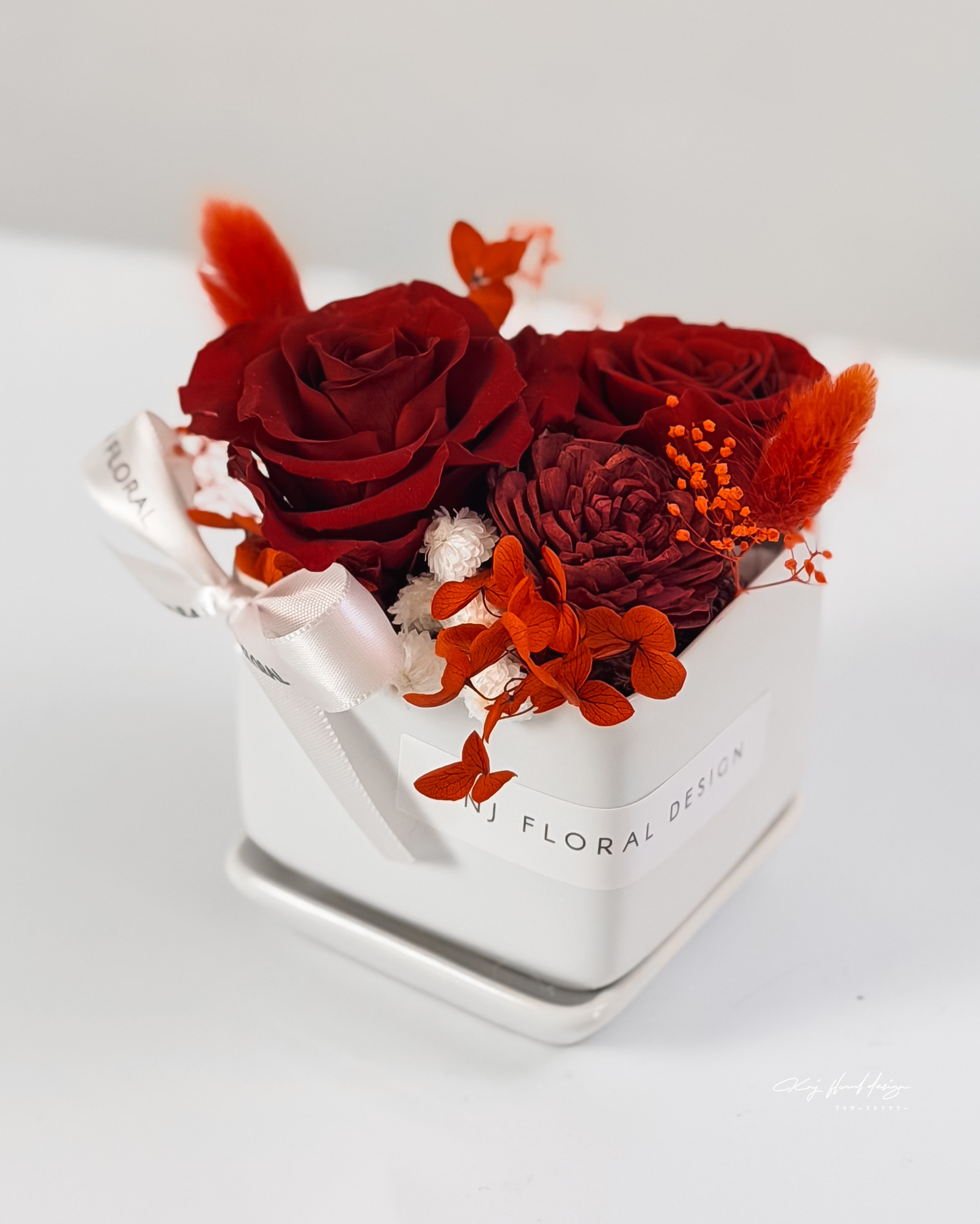 迷你開幕花盆・璀璨紅