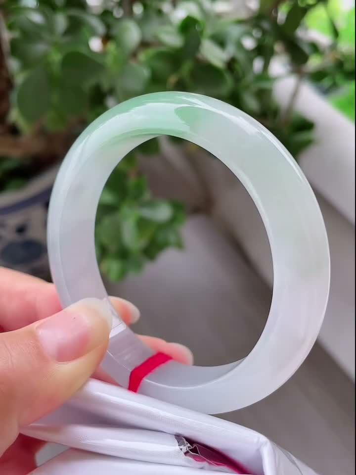 冰油正圈翡翠手鐲,天然翡翠A玉, 緬甸玉, Jade, Jadeite