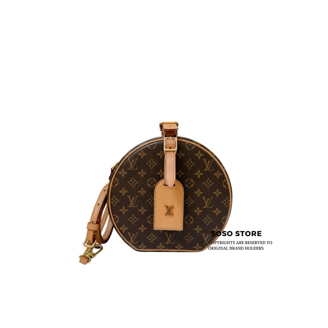 LOUIS VUITTON Petite Boite Chapeau - Brown / GHW