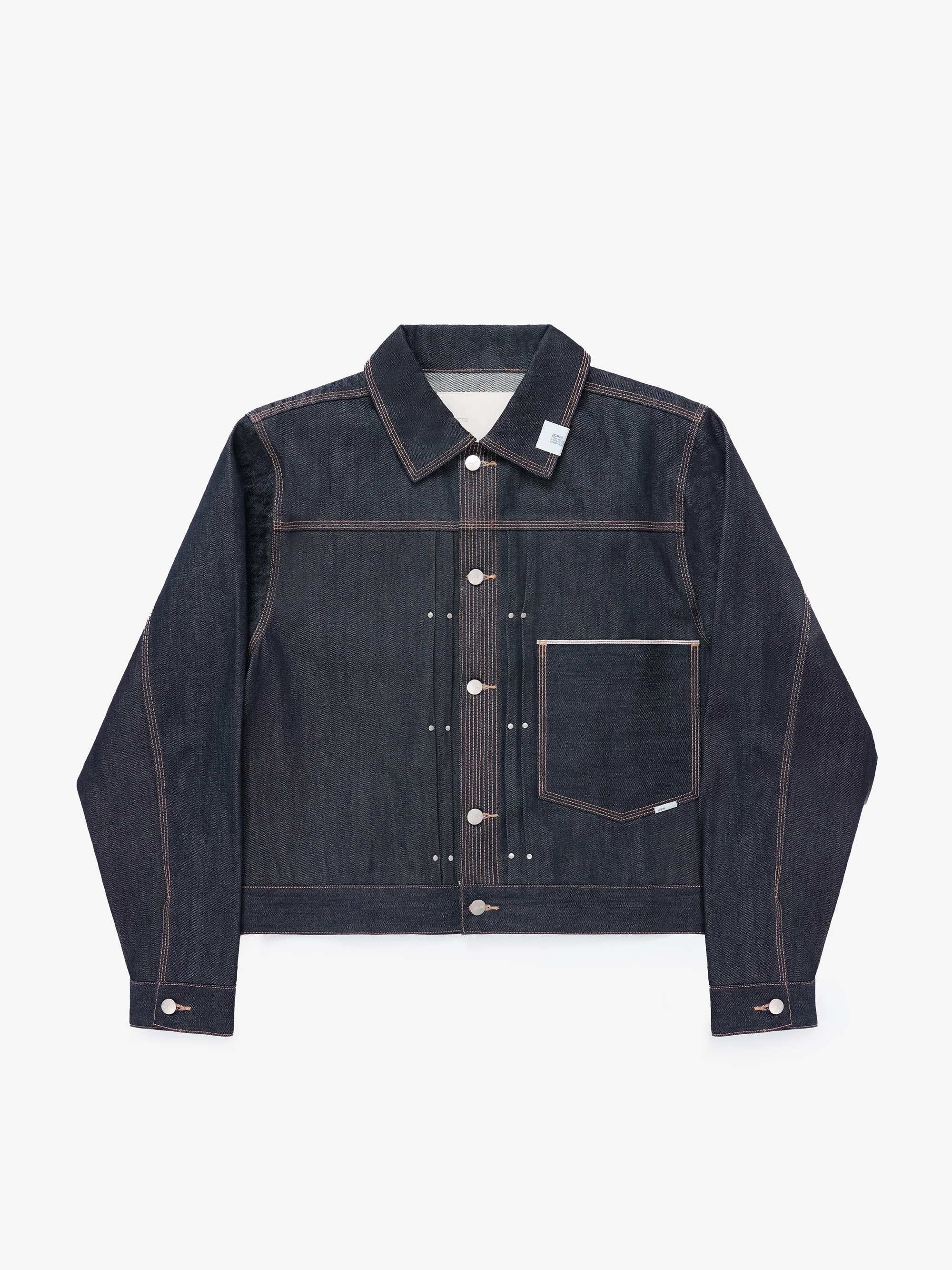 SCRT HARDLINE TYPE 1 SELVEDGE JACKET INDIGO