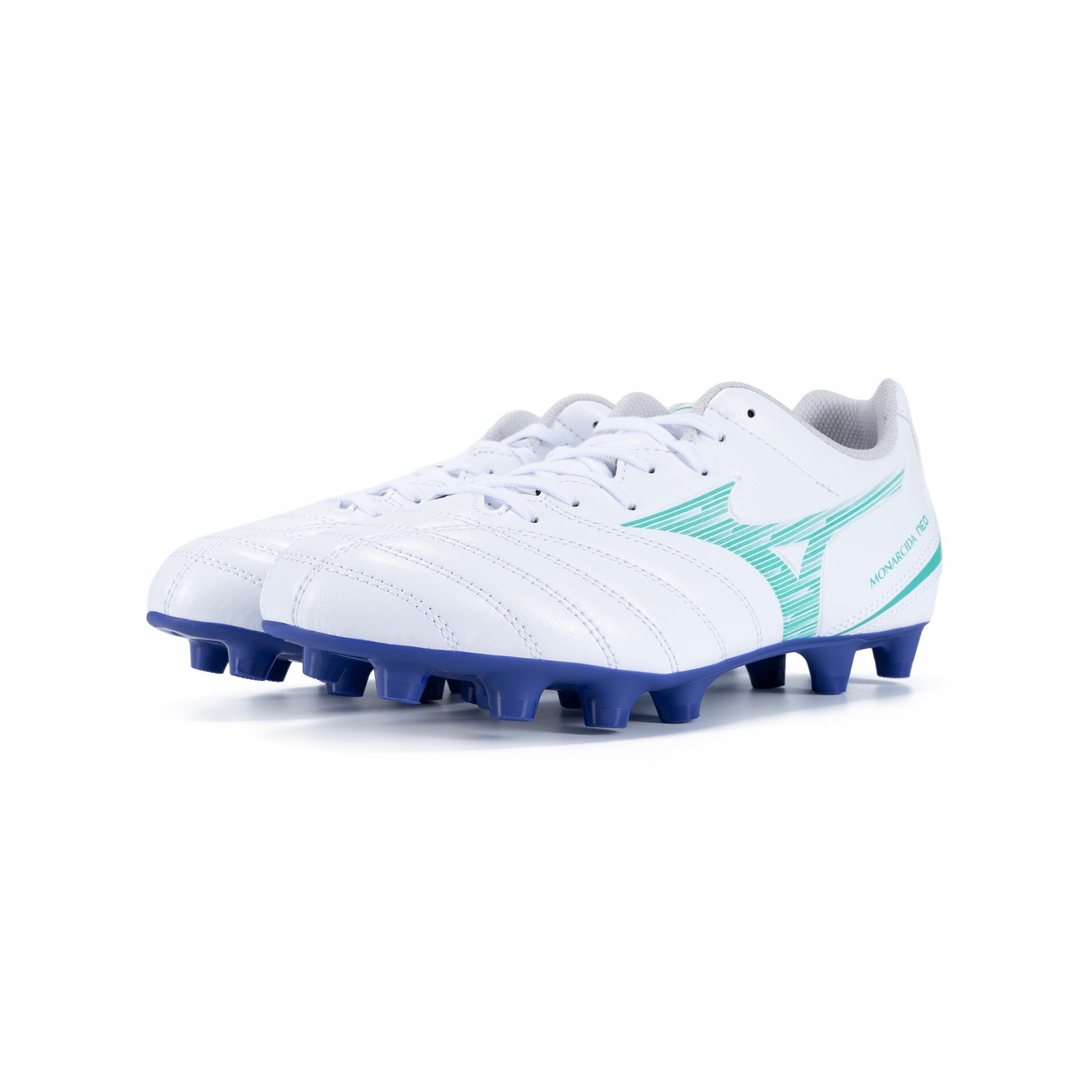 MIZUNO MONARCIDA NEO III SELECT 仿草/草地足球鞋 白綠色