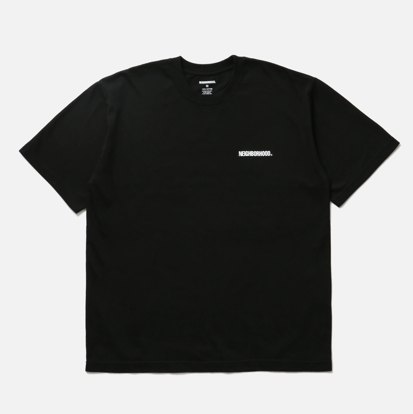 -(B3a05)-NEIGHBORHOOD  NH . TEE SS-2  膠印 背後 LOGO 短Ｔ黑色/白色/灰色-261PCNH-ST02