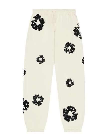 Denim Tears Cotton Wreath Sweatpants (Oatmeal)  M